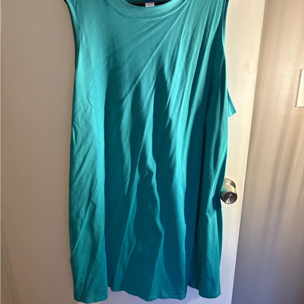 NWT Old Navy Turquoise  Tee Dress
